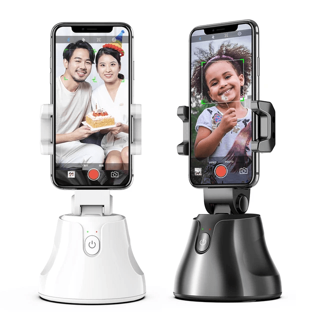 Q1 - cadran intelligent à ;suivi automatique du visage, rotation 360 °, support de téléphone portable - Smart Business Center