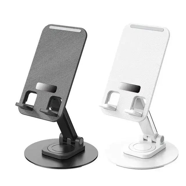 Nouveau design Portable support de bureau support réglable pliable alliage métal 360 rotatif en aluminium support pour téléphone portable - Smart Business Center