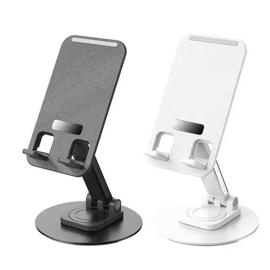 Nouveau design Portable support de bureau support réglable pliable alliage métal 360 rotatif en aluminium support pour téléphone portable - Smart Business Center